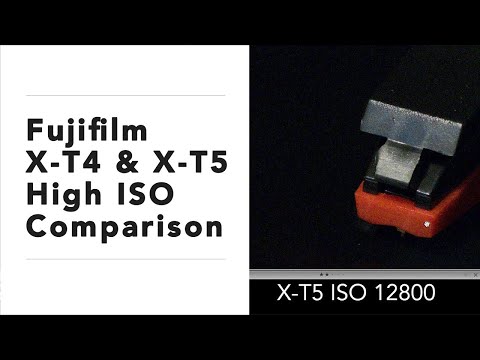 Fujifilm X-T4 & X-T5 High ISO Noise Comparison