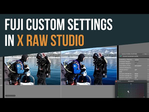 Creating Fujifilm Custom Settings with Fujifilm X RAW Studio