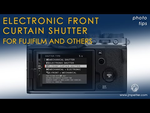 What is Electronic Front Curtain Shutter? (for Fujifilm and others)