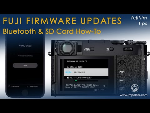 Fujifilm Firmware Update How-To (Bluetooth Update)