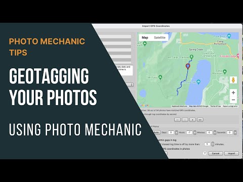 Geotagging photos in Photo Mechanic