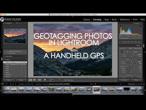 Geotagging in Lightroom with Handheld GPS