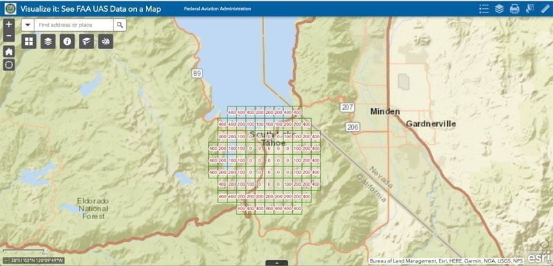 LAANC airspace authorization