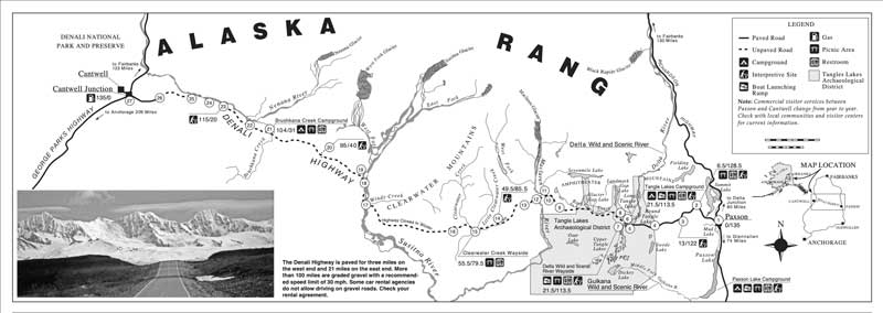 BLM Denali Highway map