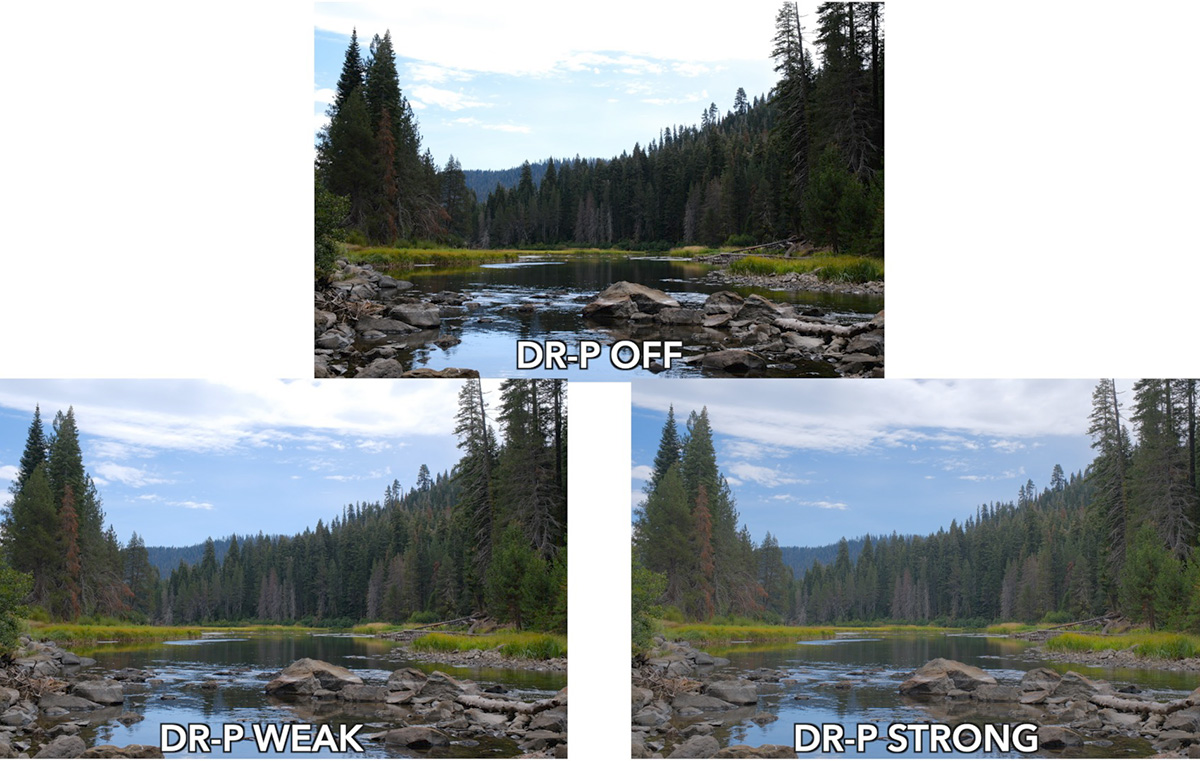 dynamic range priority settings comparison