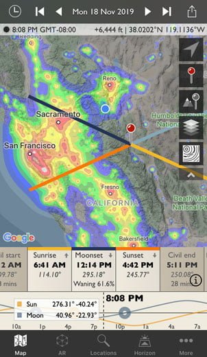 TPE Light Pollution Map