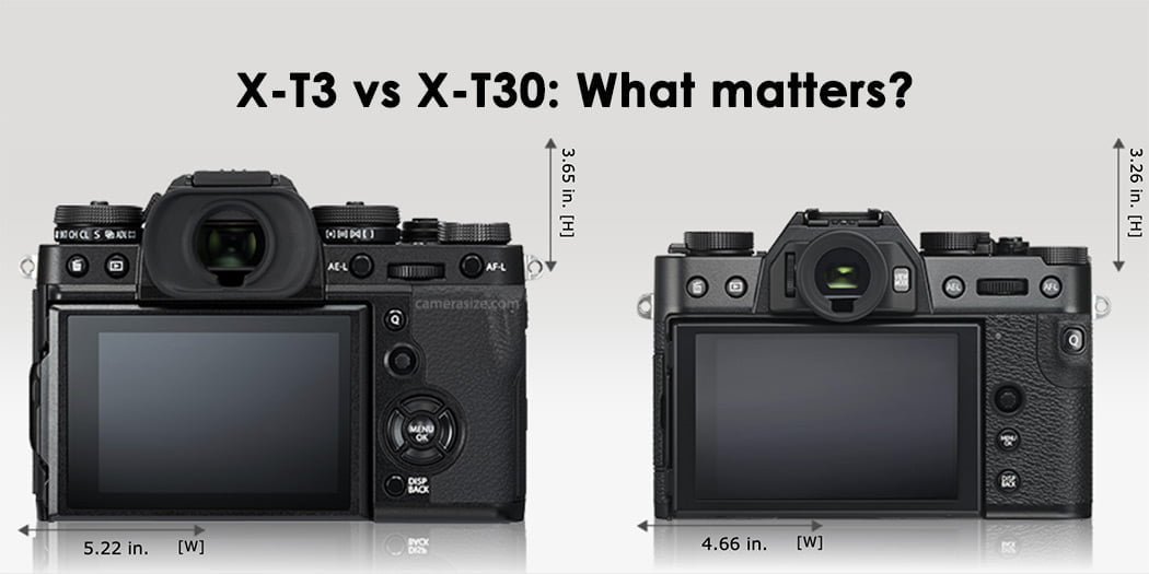 xt3 vs xt30 size
