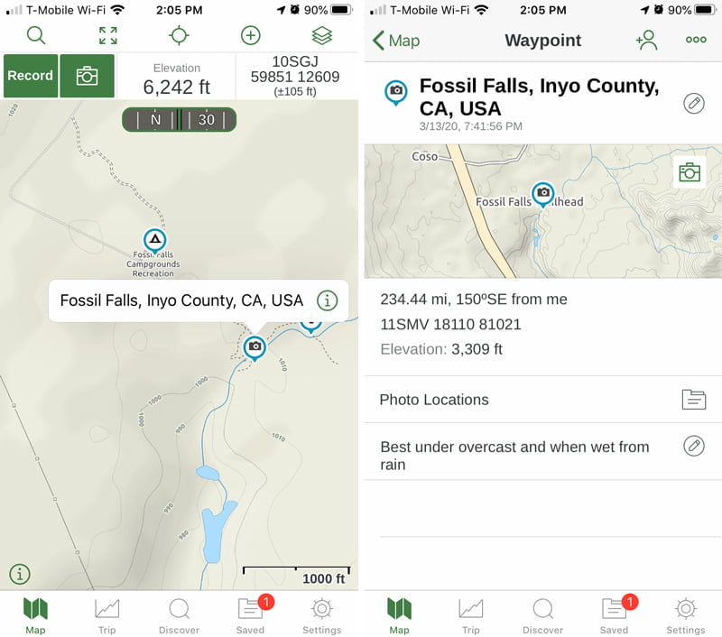 gaia gps photo planning