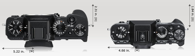 x-t3 vs x-t30 top