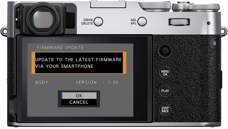 fuji camera firmware transfer