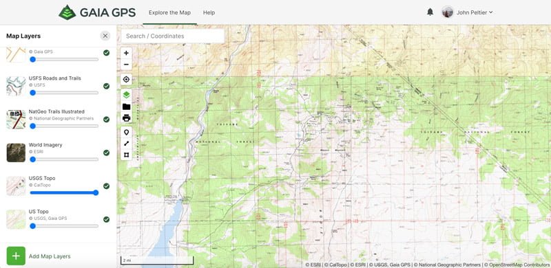 gaia gps usgs layer