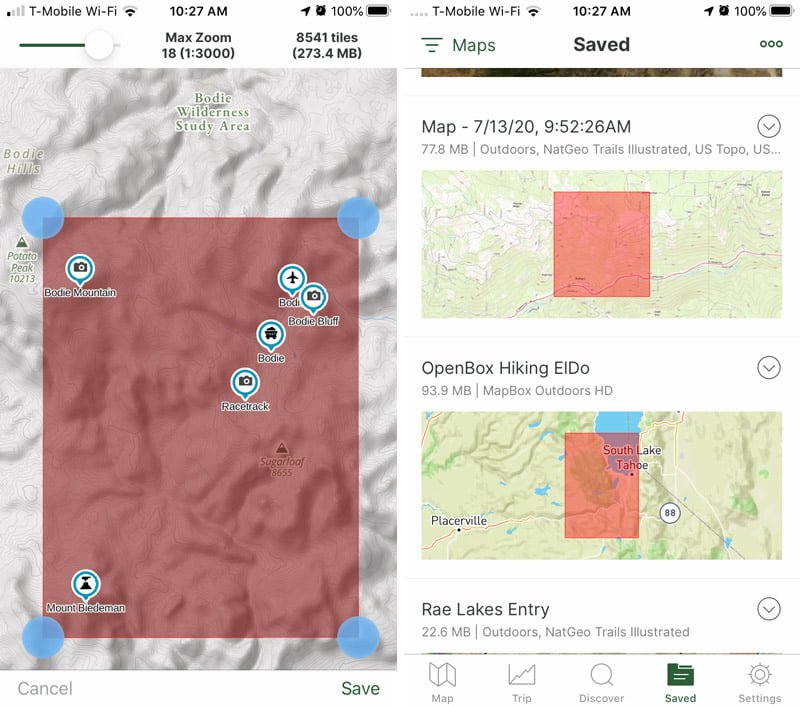 gaia gps map downloads