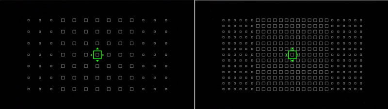 autofocus points