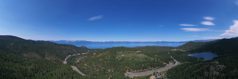 aerial panorama without polarizer