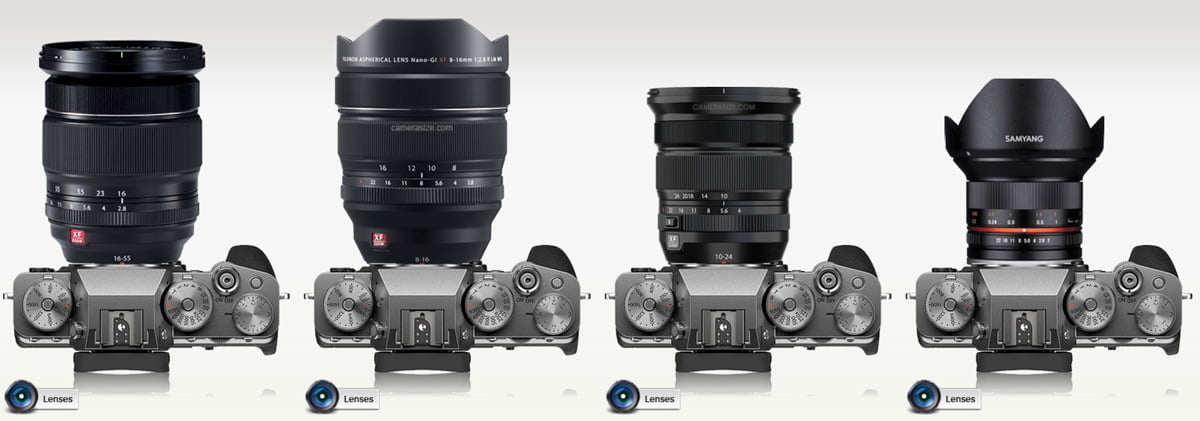 fujifilm landscape lenses