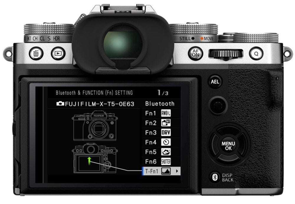 x-t5 custom settings