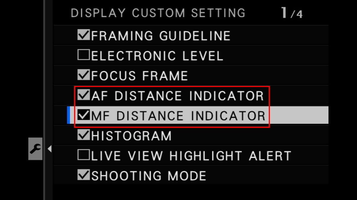 af range limiter indication