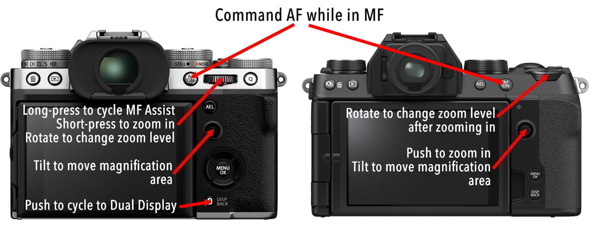 fujifilm manual focus tools