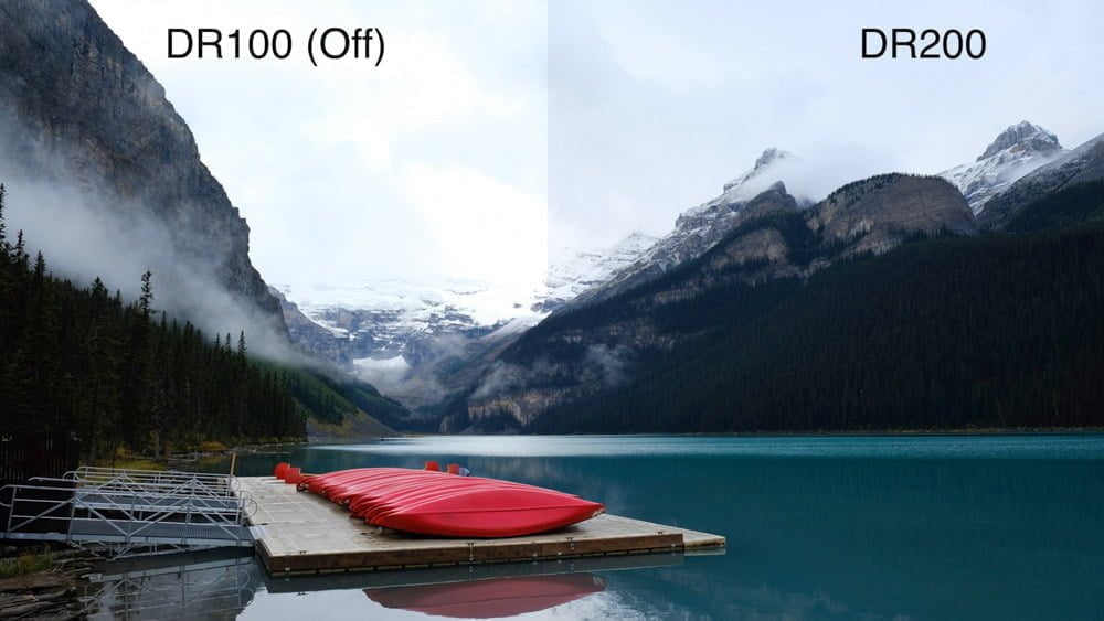 dynamic range dr100 vs dr200