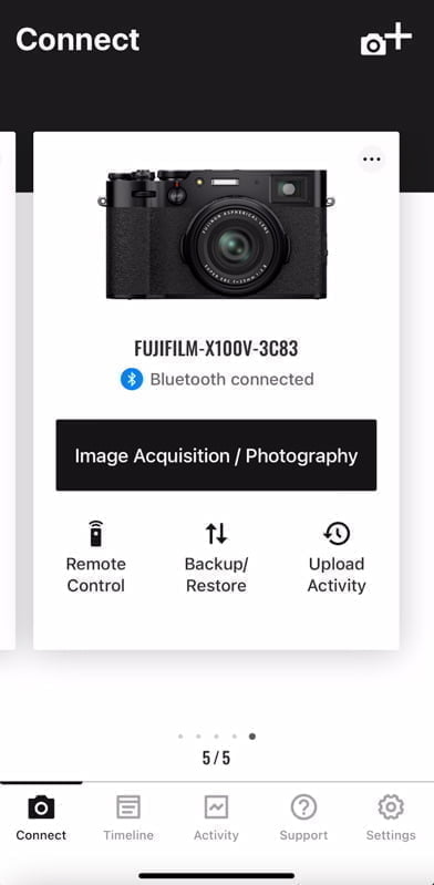 fujifilm xapp card