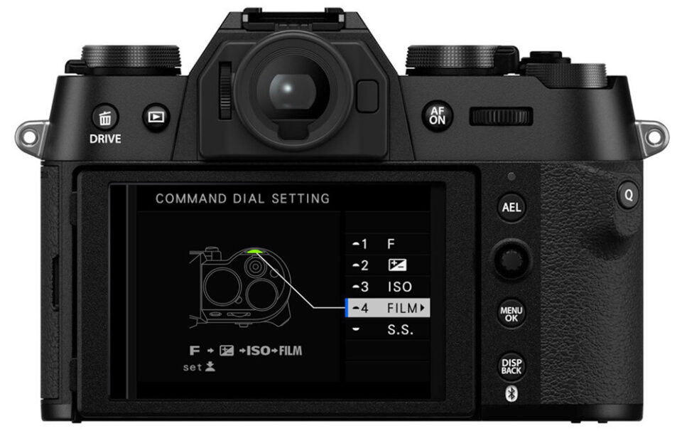 Sub Command Dial Using the Fujifilm X-T50 Film Simulation Dial