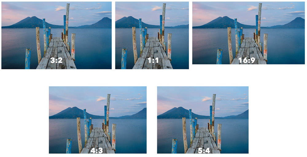 fujifilm image ratio comparison