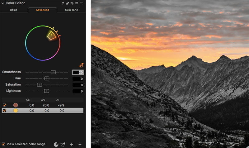 Advanced Color Editor - Capture One