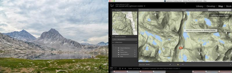 mapping in lightroom